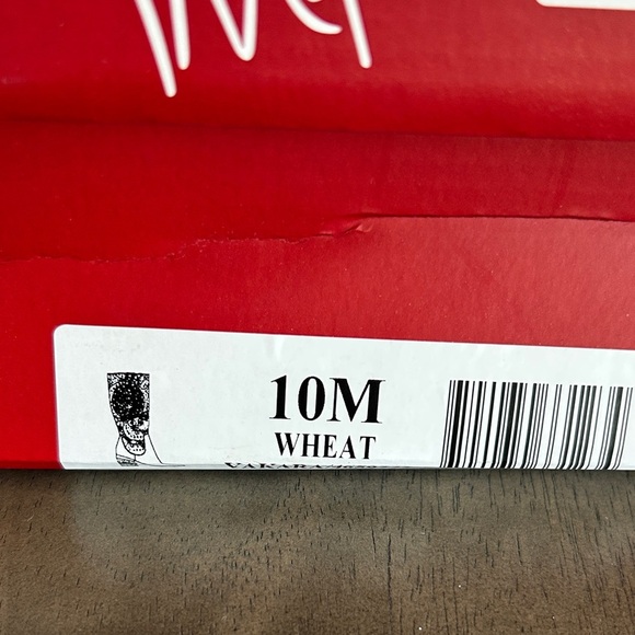 Tan  Suede Embellished Knee-High Boots - Picture 10 of 16